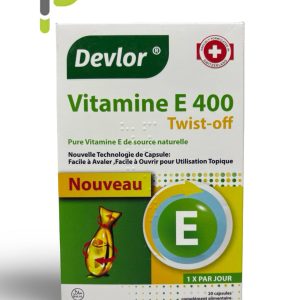 DEVLOR Vitamine E 400mg Twist-off B/20