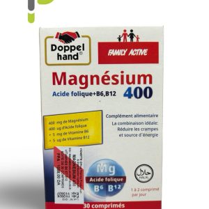 DOPPEL HAND Magnésium 400 + Acide folique + B6,B12 B/30